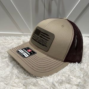 Trucker SnapBack Richardson 112 Hat. We the people flag.